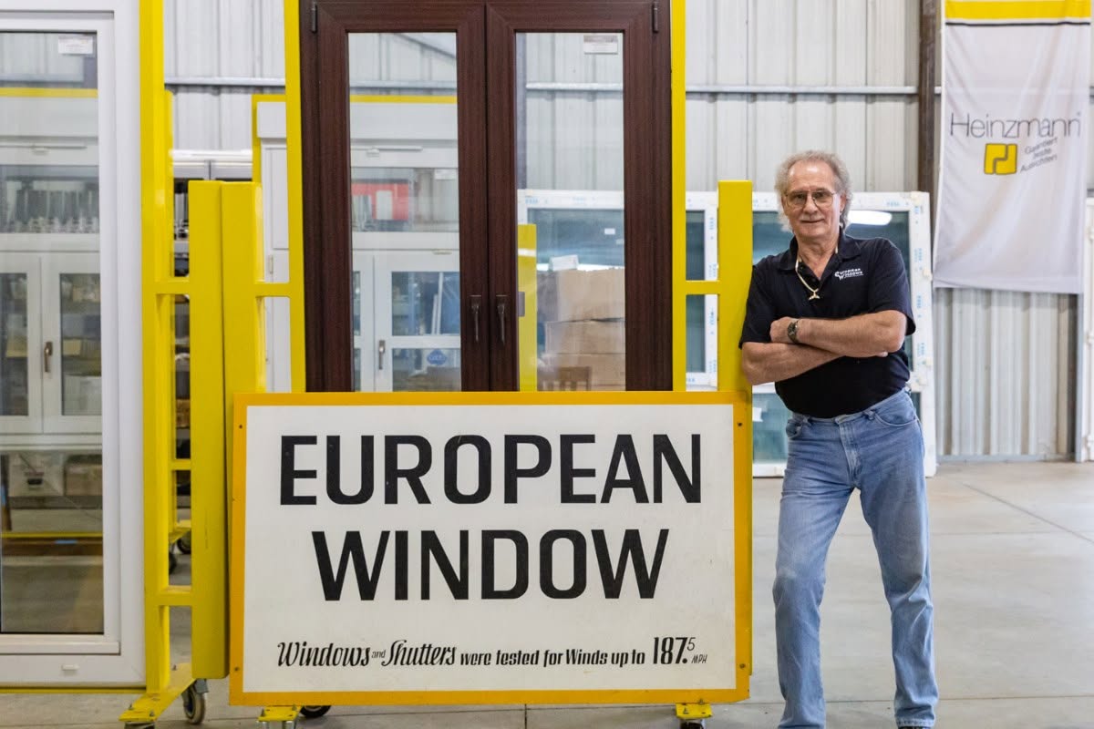 Bernie & Christel Wolf, original European Windows office, Georgia